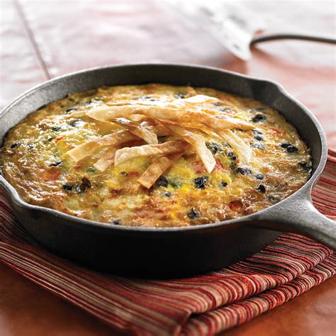 Black Beans And Cheese Frittata Skillet Omelet Recipe From H E B