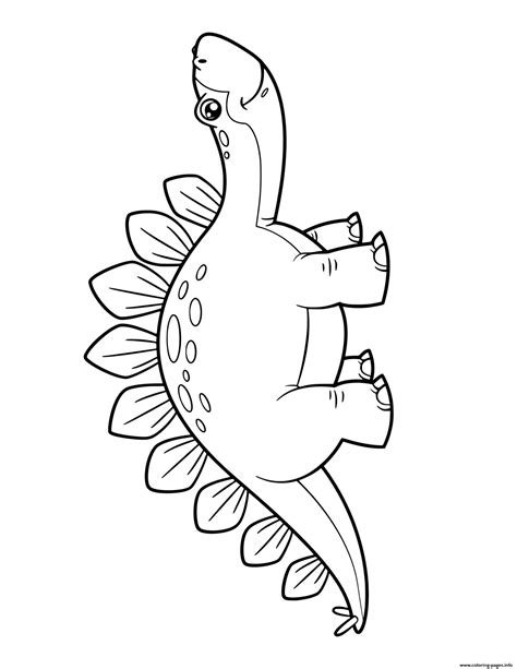 Stegosaurus Printable Coloring Pages Customize And Print
