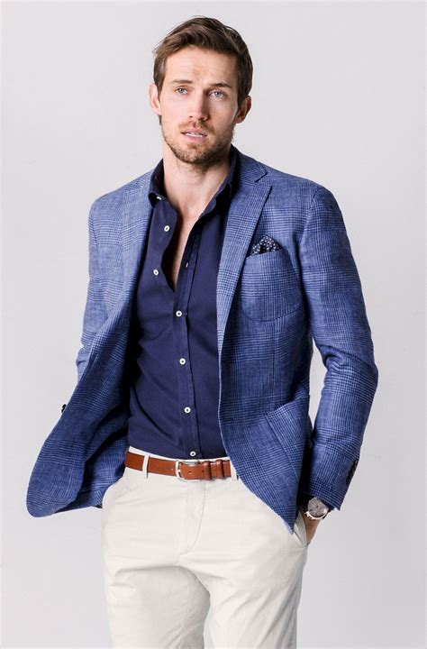 Casual Blazer For Men 75 Best Mens Blue Blazer Outfit Lookbook