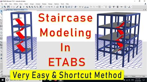 How To Model The Staircase In Etabs Design Of Staircase In Etabs