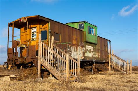 Abandoned Rail Car Stock Image Image Of Industry Retro 208289513