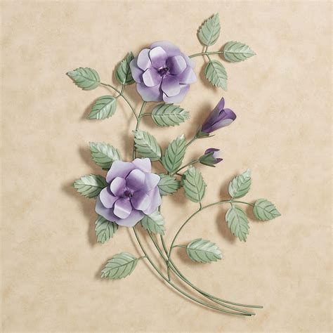 Make a difference to your home and office environments with the metal world map. 15 Photos Purple Flower Metal Wall Art