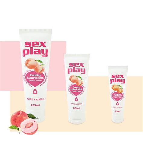 Fruit Flavored Water Based Lube Oral Sex Natural Edible Sex Lube For