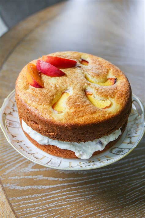 When the milk it is made with ferments, the ph level of the yogurt decreases, which causes the acidity of the yogurt to this substitution will give you just the right amount of lift in the batter that you would otherwise get from baking powder. Peaches & Cream Yogurt Cake in 2020 | Tasty yogurt, Yogurt ...