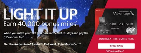 Redeem rewards miles for flights, vacation rentals, car rentals and more—whenever you go! Barclaycard AAdvantage Aviator Red World Elite MasterCard - 40,000 Miles - Doctor Of Credit