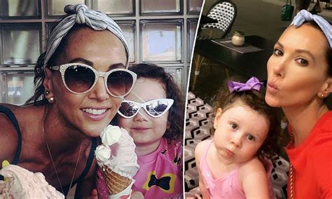 Kyly Clarke Treats Daughter Kelsey Lee To An Ice Cream In Sydney
