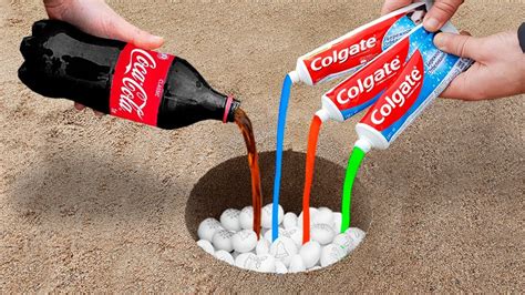 Coca Cola Mentos And Toothpaste Underground