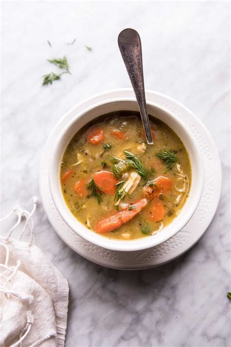 Slow Cooker Hearty Chicken Soup Half Baked Harvest