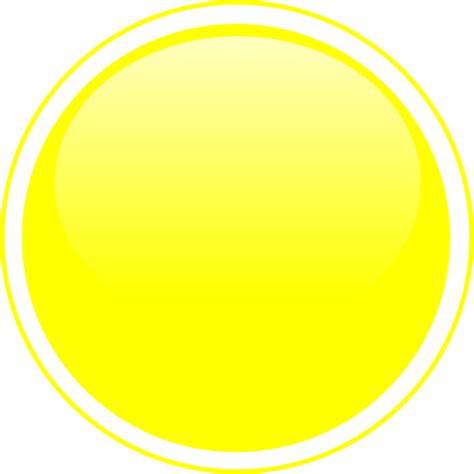 Glossy Yellow Circle Button Clip Art At Vector Clip Art