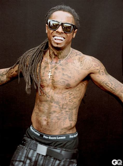 Jewellery Of Gold 25 Handsome Lil Wayne Chest Tattoo Rapper Lil