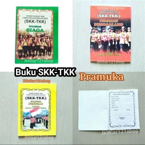 Buku Pramuka Skk Tkkbuku Syarat Tanda Kecakapan Khusus Pramuka