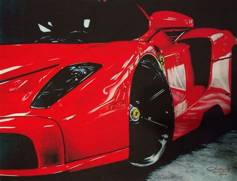 Ferrari Enzo Drawing By Nicky Chiarello Artmajeur In 2023 Ferrari