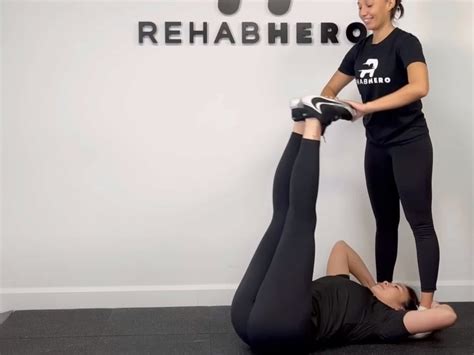 Partner Leg Raise — Rehab Hero