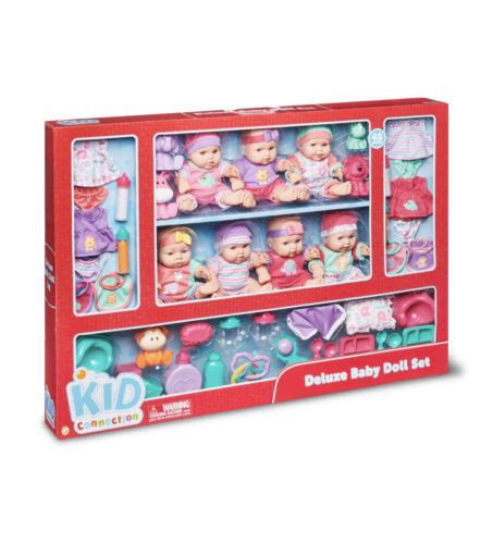 Kid Connection Deluxe 9 Baby Doll Play Set 48 Piezas 705353219634 Ebay
