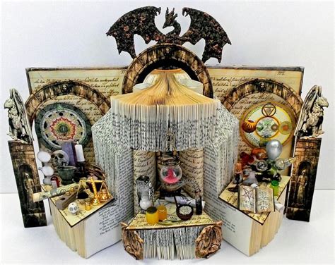 Two Alchemy Themed Altered Books With Video Tutorials And New Collage