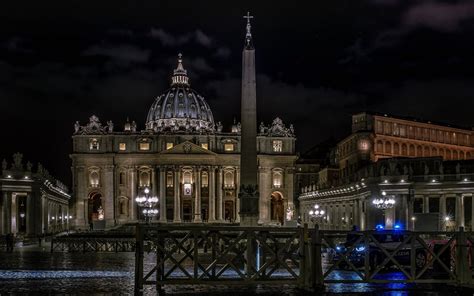 Download Wallpapers St Peters Basilica Vatican City Rome Italy
