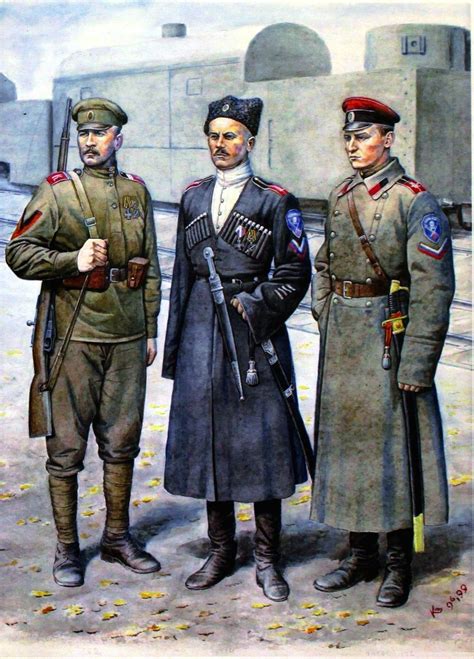 Russian white army soldiers: Kornilov Regt. | Russian history, Russian revolution, Russian ...