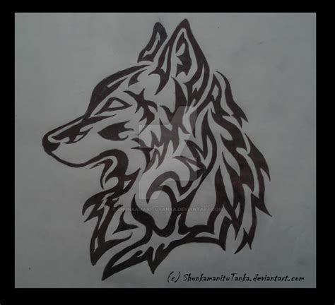 Tribal Wolf Design By Shunkamanitutanka On Deviantart