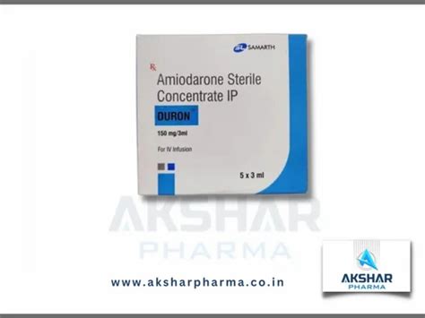 Amiodarone Duron 150mg Injection Samarth 110 At Rs 589piece In Surat