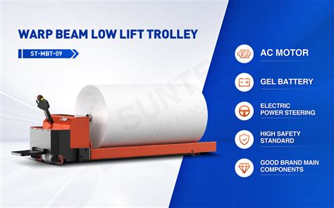 Electric Warp Beam Low Lift Trolley Warp Beam Carrier Warp Beam Trolley Warp Bean Truck