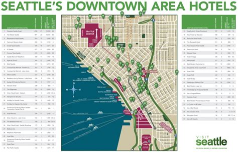 Seattle Tourist Map Printable Printable Maps