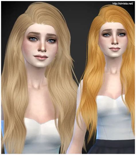 Sims 4 Hairs Simista Stealthic Heaventide Hairstyle Retextured