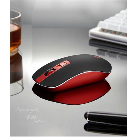 Hp S4000 Wireless Optical Mouse Red Advanced Pc Bahrain