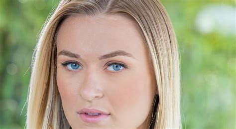 Natalia Starr Women Blue Eyes Blonde Pornstar Face Polish Women Polish Closeup Pink