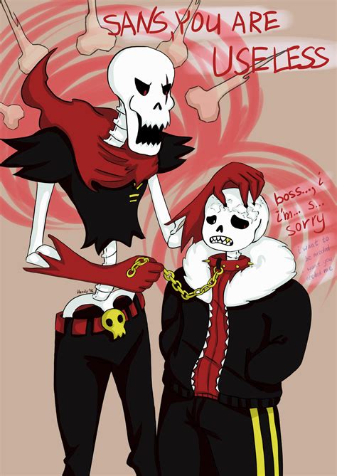Underfell Sans And Papyrus 2 By Haodz On Deviantart
