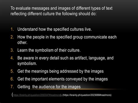 Evaluating Messages Or Images Of Different Types Of Texts Reflecting