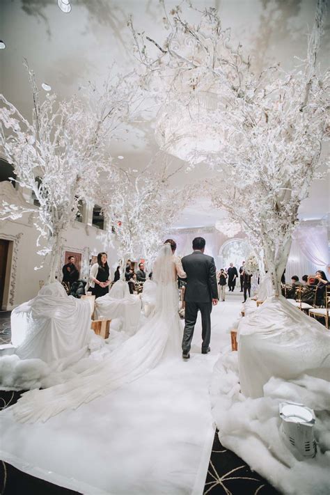 a lavish winter wonderland themed wedding in vancouver weddingbells winter wonderland