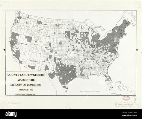 County Land Ownership Maps In The Library Of Congress Through 1900