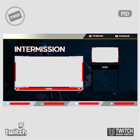 Azure Intermission Twitch Overlay Template