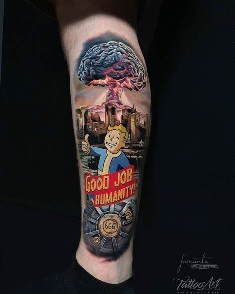 101 Amazing Fallout Tattoo Designs You Need To See Outsons Mens
