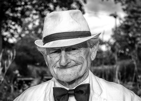 Free Picture Old Man Fedora Hat Old Portrait Smiling