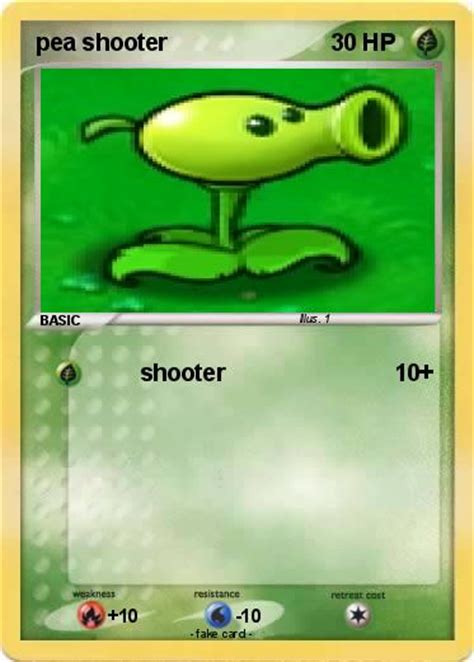 Pokémon Pea Shooter 33 33 Shooter My Pokemon Card