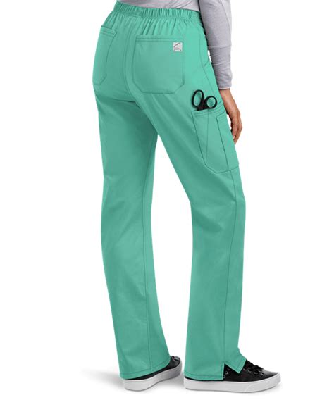 Ua Butter Soft Stretch Scrubs Womens Drawstring Pants W Back Elastic