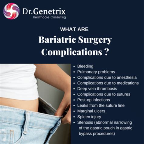 What Are Bariatric Surgery Complications Dr Genetrix News