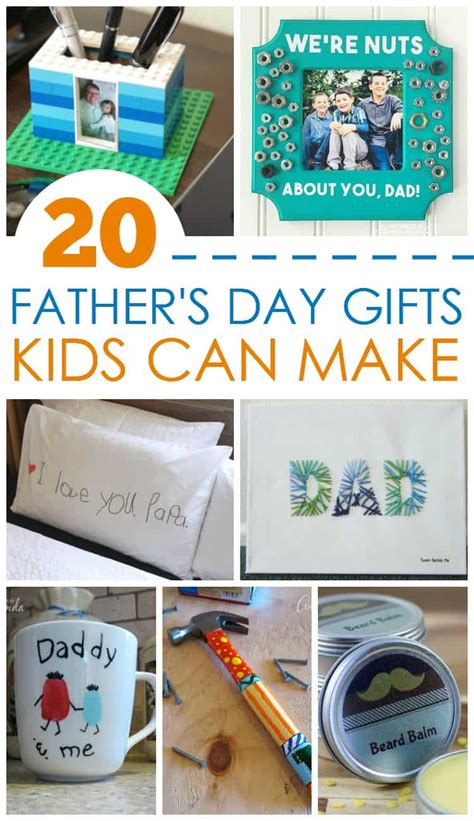Athletic dads, grill masters or techie fathers; 20 Father's Day Gifts Kids Can Make