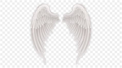 Angels Wing White Transparent Wings Angel White Simple Wing Angel