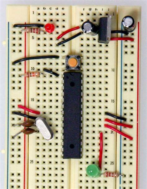 Building An Arduino On A Breadboard Arduino Documentation