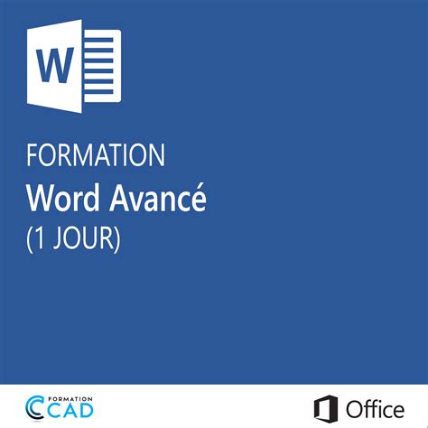 Formation Microsoft Word Avancé 1 Jour Formation Cad