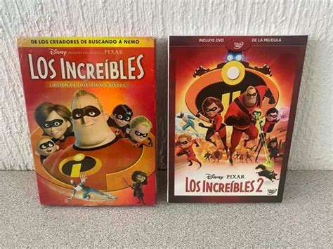 2 Peliculas Los Increíbles 1 Y 2 Dvd Disney Pixar Original En Venta En Tlajomulco De Zúñiga