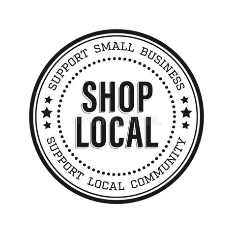 Shop Local Small Business Logo Icon Shop Small Buy Local Support