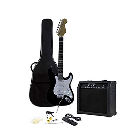 Rockjam Full Size Electric Guitar Superkit With Amp Strings Tuner