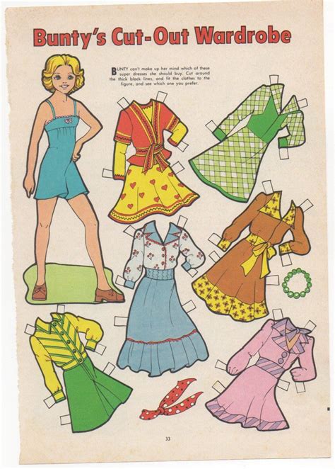 Resultado De Imagen De Paper Dolls From The 60s 1970s Childhood