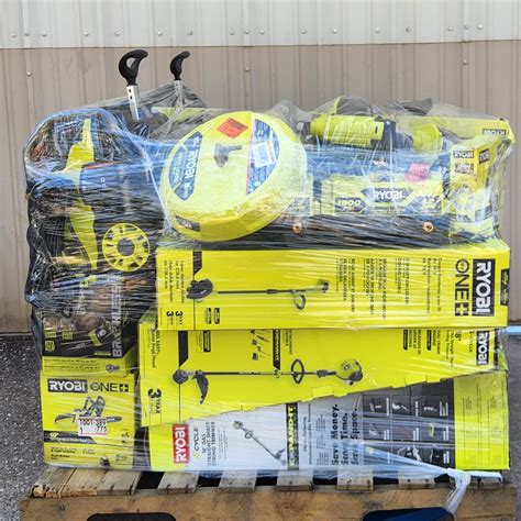 MIXED RYOBI OUTDOOR PALLET - LOT ID 081002 - Untested Customer Returns