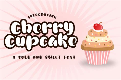 Cherry Cupcake Font Deedeetype Fontspace