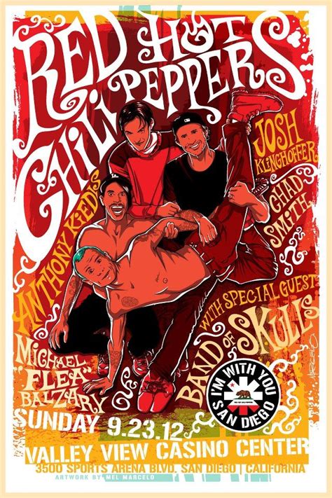 The Red Hot Chili Peppers Concert Poster