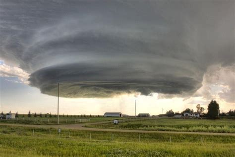 Supercell Over Nebraska That Later Spawned Three Tornadoes Photo By